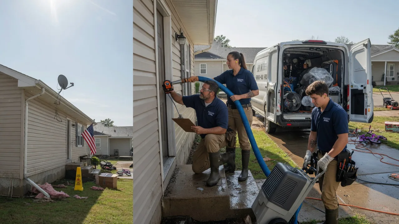 Ceiling Water Damage Restoration in Sheffield Lake, OH near me